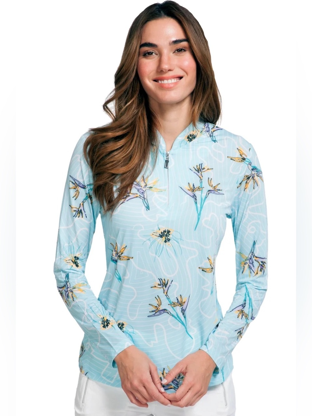 Sunsense by Jamie Saduck Paradise Golf Top